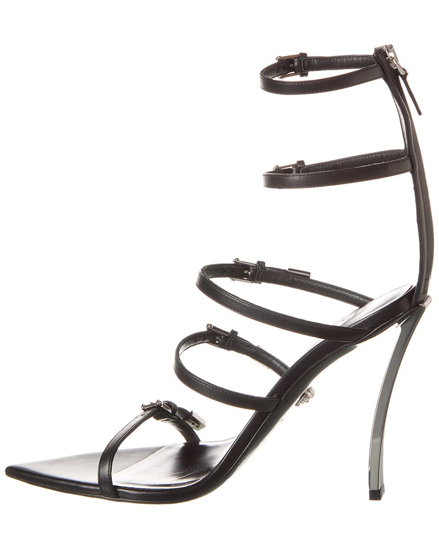 Versace Pin-Point Leather Sandal