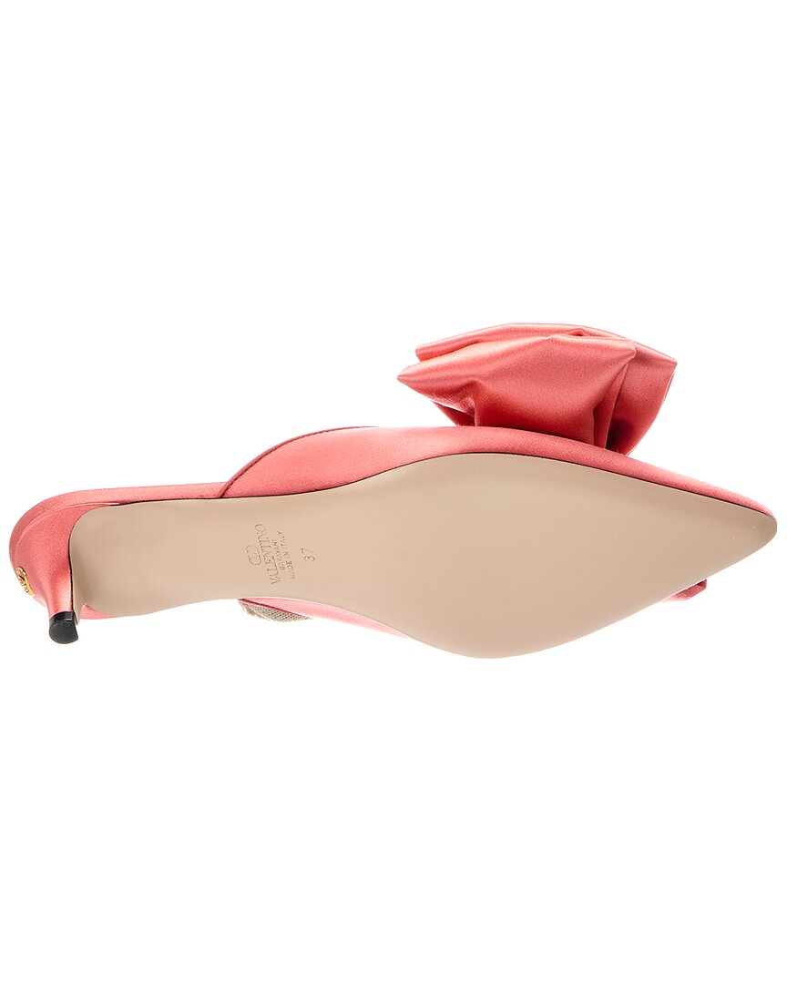 Valentino Yolande 45 Satin Mule