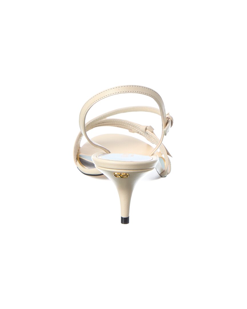Valentino Vlogo Signature Leather Sandal