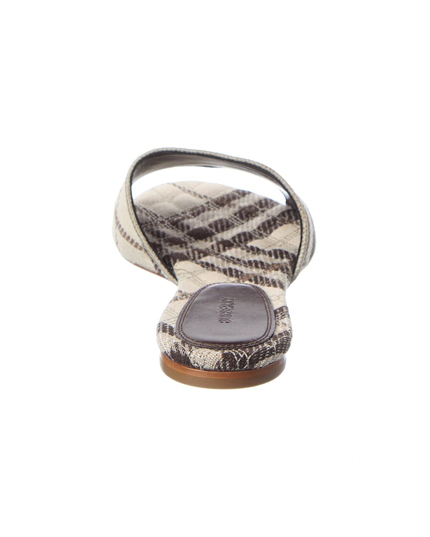 Burberry Check Sloane Canvas Sandal