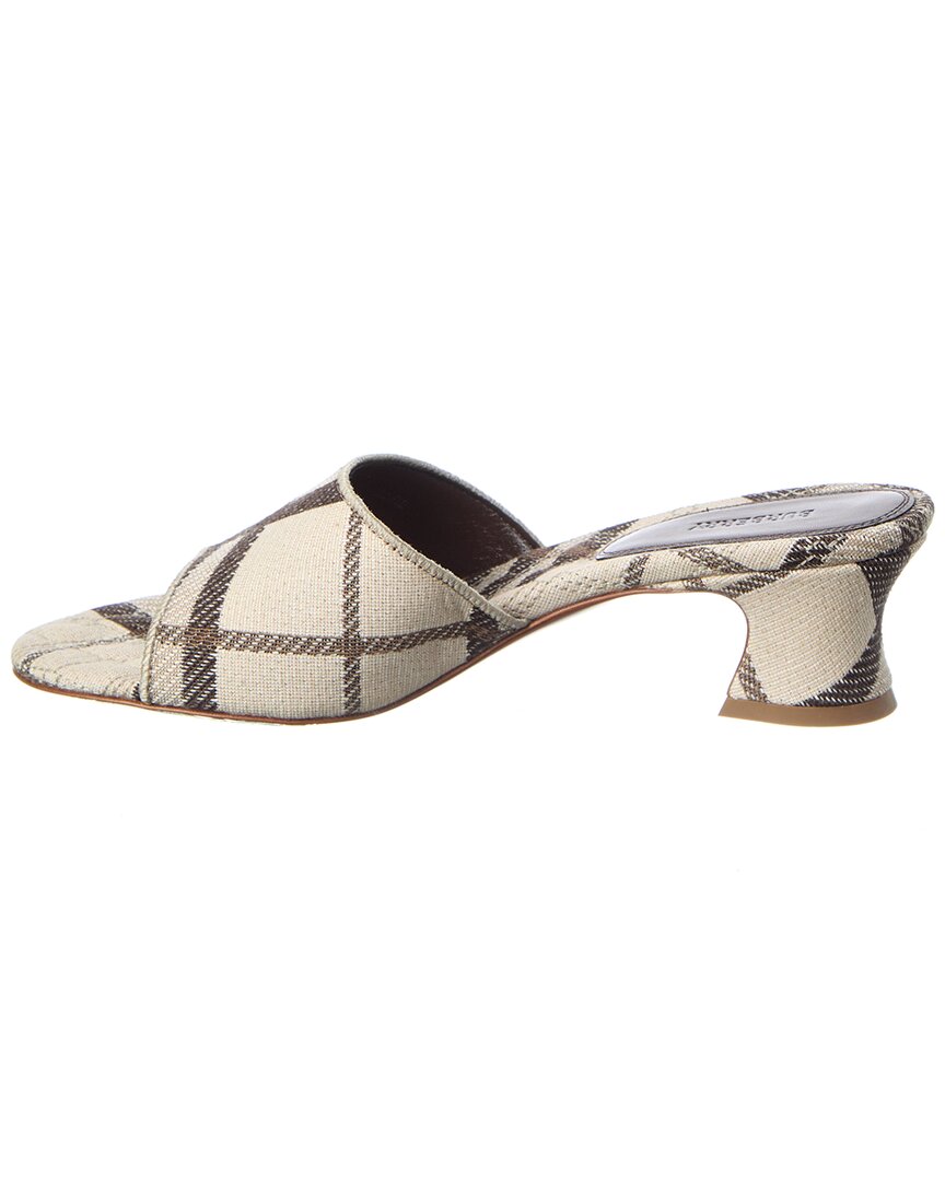 Burberry Check Sloane Cotton Sandal