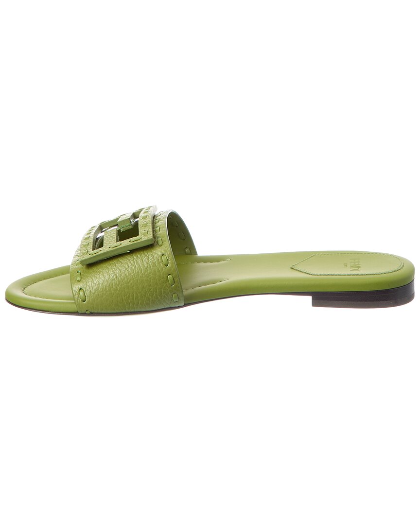 FENDI Fendi Baguette Leather Flat Sanda