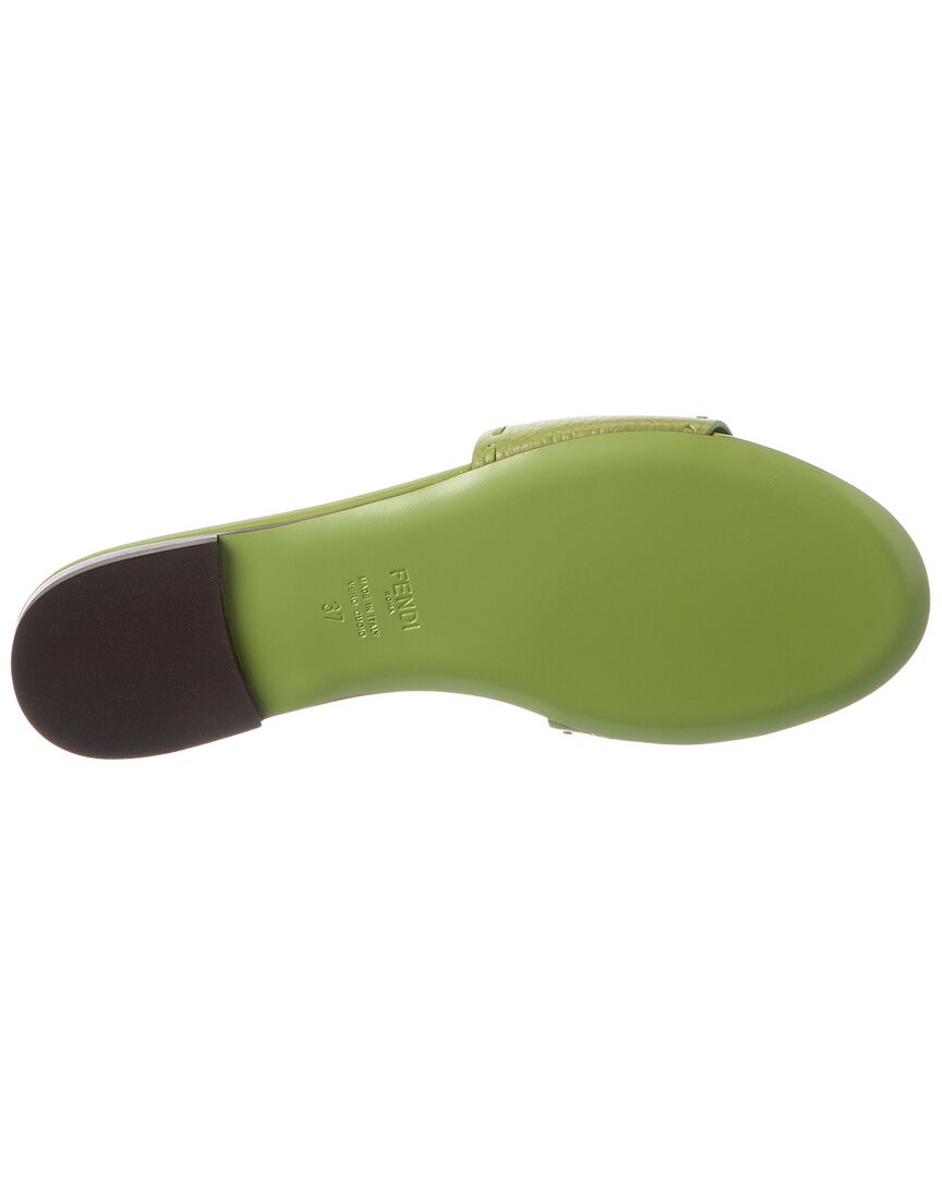 FENDI Fendi Baguette Leather Flat Sanda