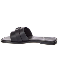 Christian Louboutin Logo Leather Flat