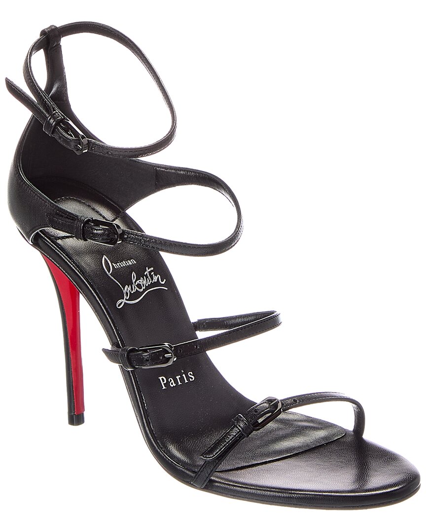 Christian Louboutin Logo Leather Sandal