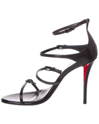 Christian Louboutin Logo Leather Sandal