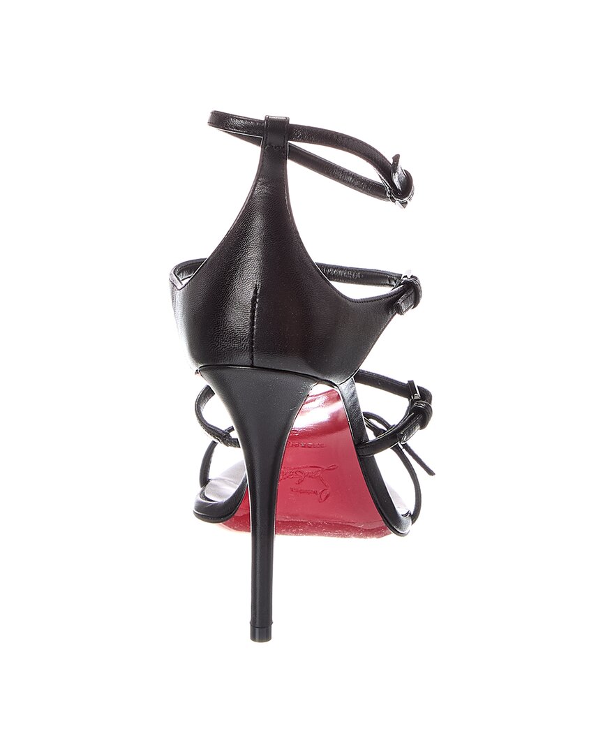 Christian Louboutin Logo Leather Sandal – Bluefly