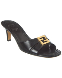 FENDI Dnu Inv Dnu Inv Fendi Ffold Leather Sandal