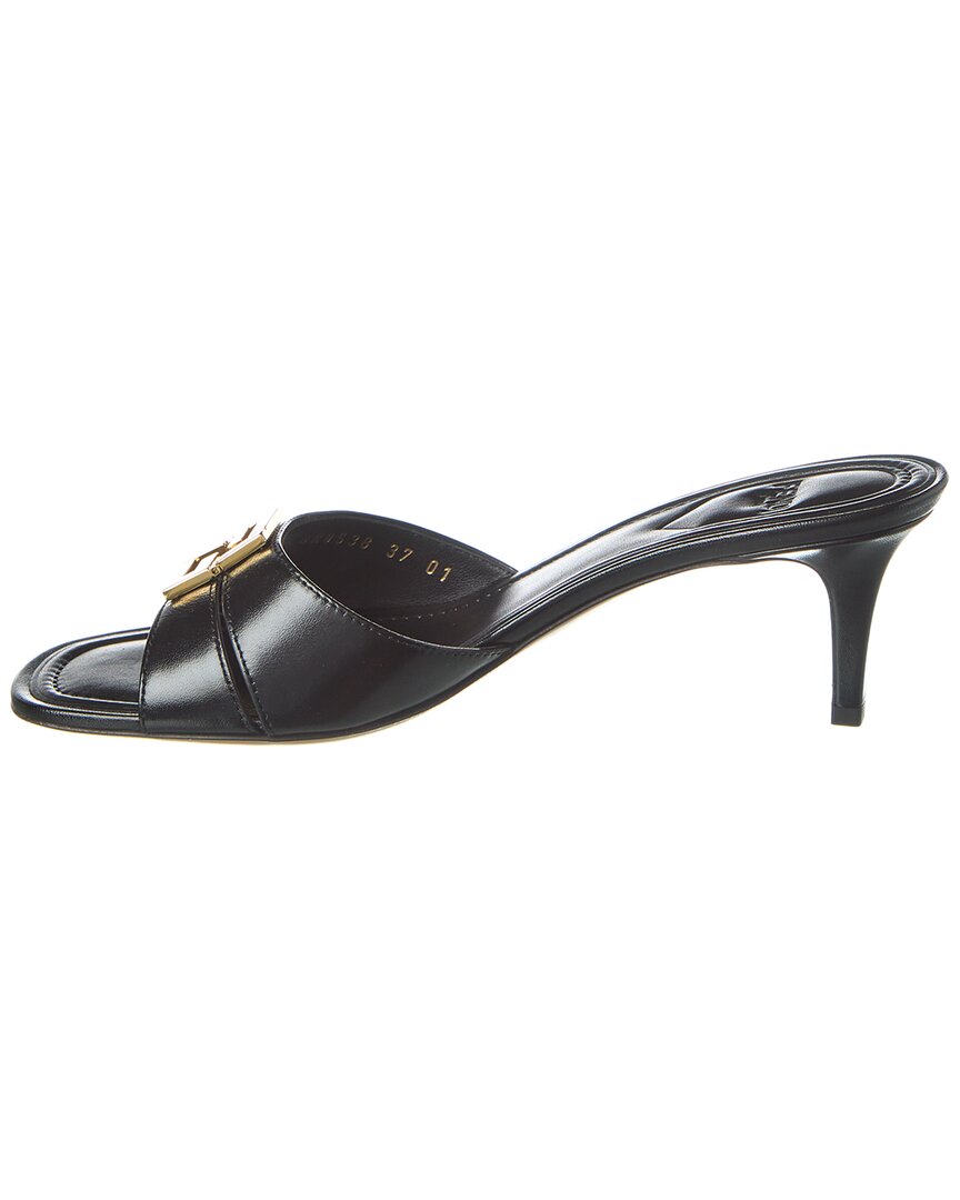 FENDI Dnu Inv Dnu Inv Fendi Ffold Leather Sandal
