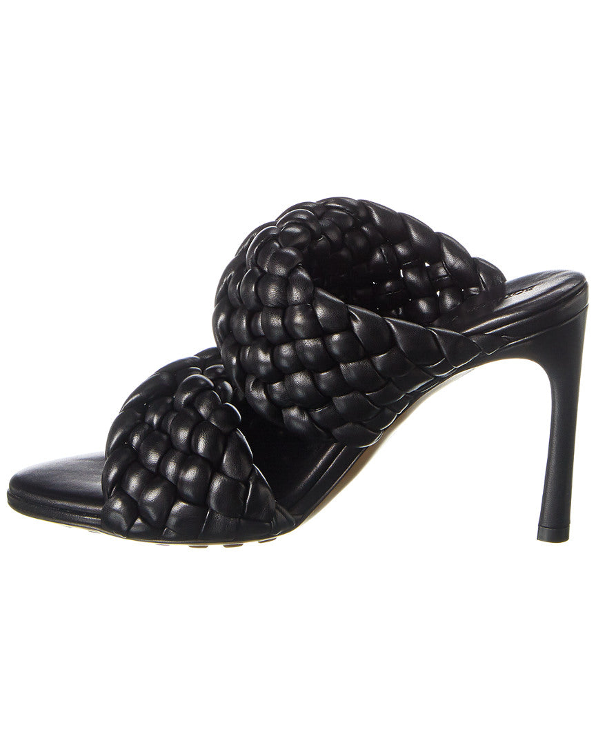 Bottega Veneta Bv Curve Leather Sandal