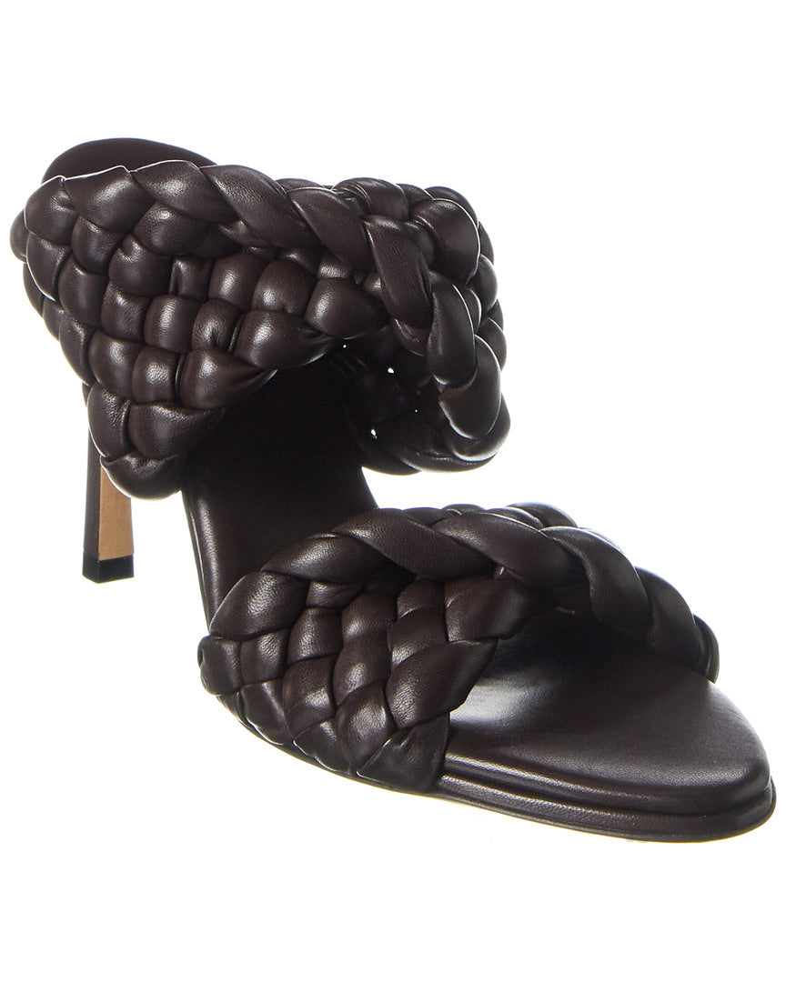 Bottega Veneta Bv Curve Leather Sandal