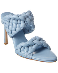 Bottega Veneta Bv Curve Leather Sandal, 35, Blue
