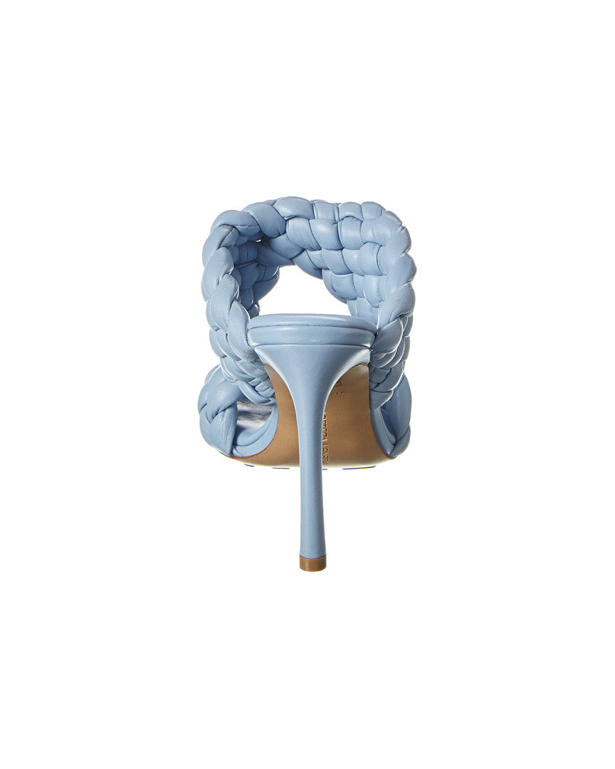 Bottega Veneta Bv Curve Leather Sandal, 35, Blue