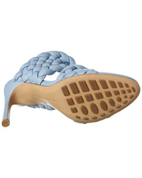 Bottega Veneta Bv Curve Leather Sandal, 35, Blue