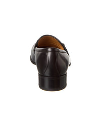 Gucci Web Interlocking G Leather Loafer