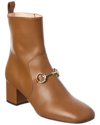 Gucci Gucci Horsebit Leather Bootieie