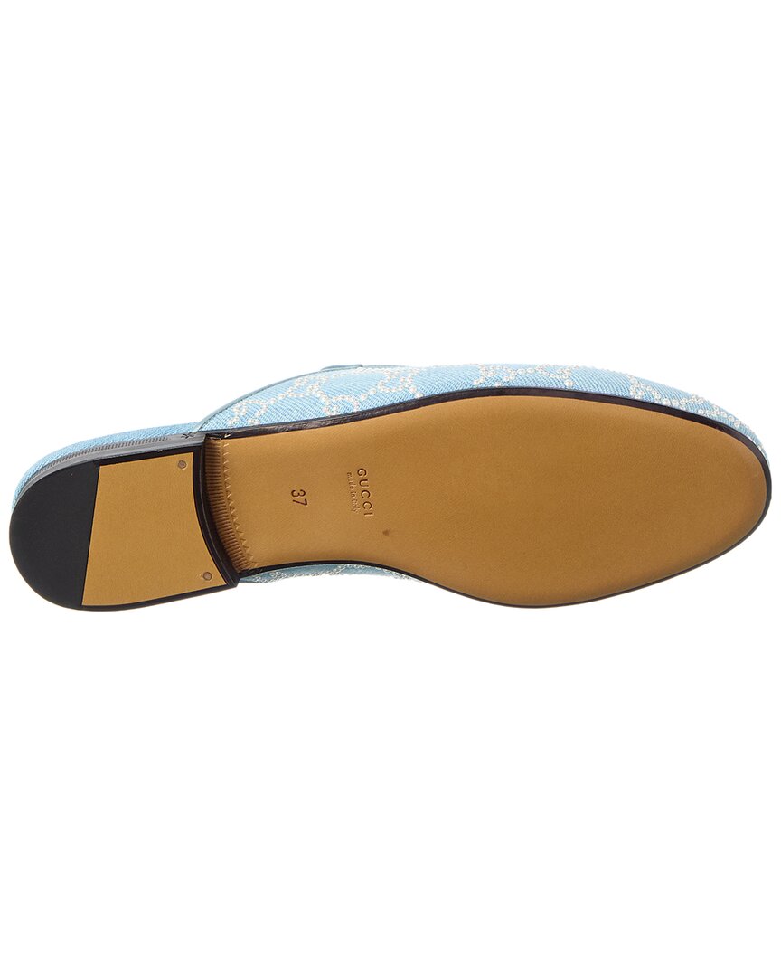 Gucci Giglio Princetown Canvas & Leather Mule