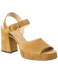 Valentino Valentino Vlogo Signature 100 Suede Sandal