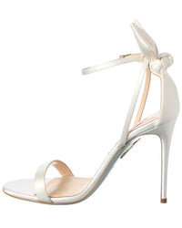 Aquazzura Bow Tie Satin Sandal