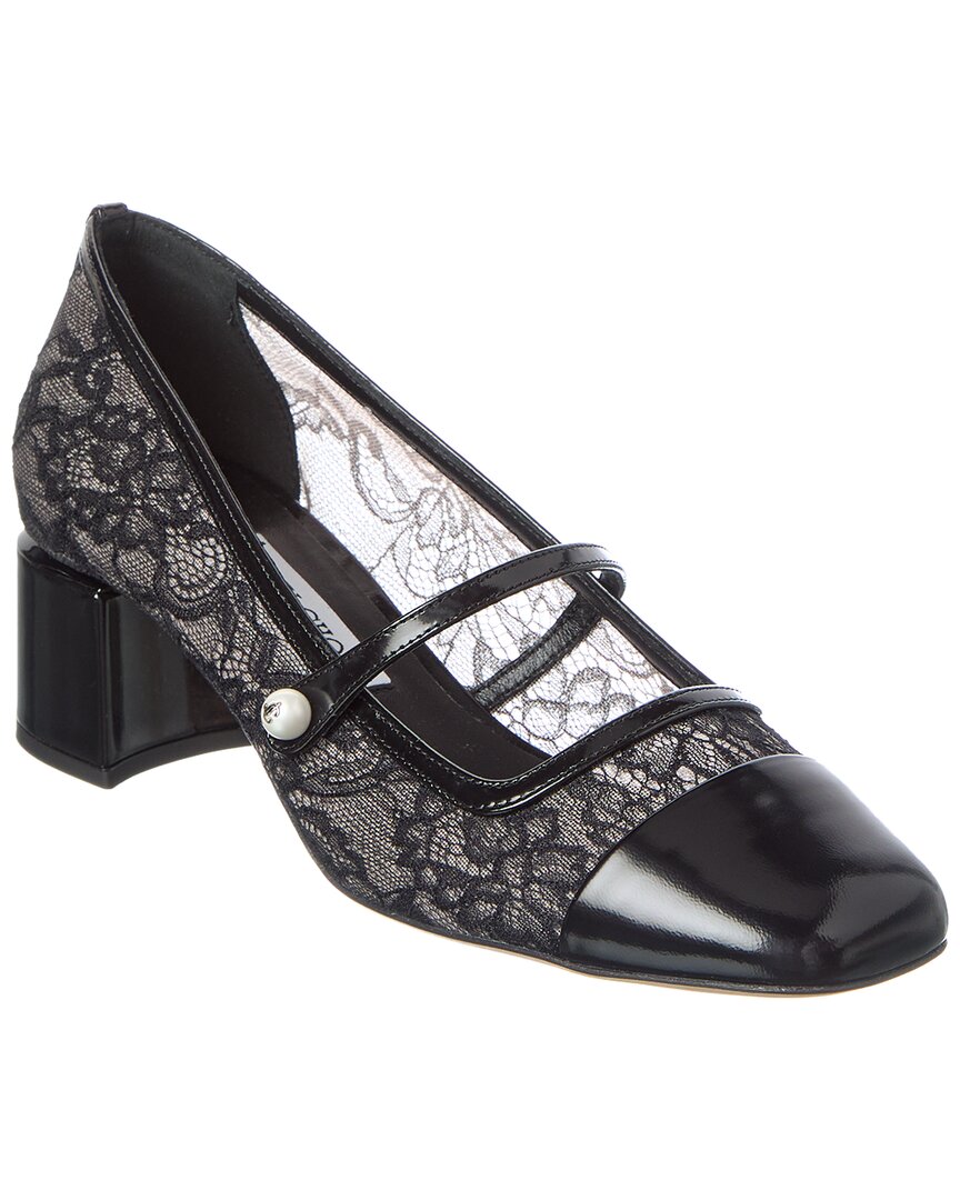 Jimmy Choo Elisa 45 Leather Pump