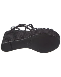Jimmy Choo Nyra 100 Raffia & Suede Sandal