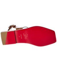 Christian Louboutin Christian Louboutin Croc-Embossed Leather Sandal