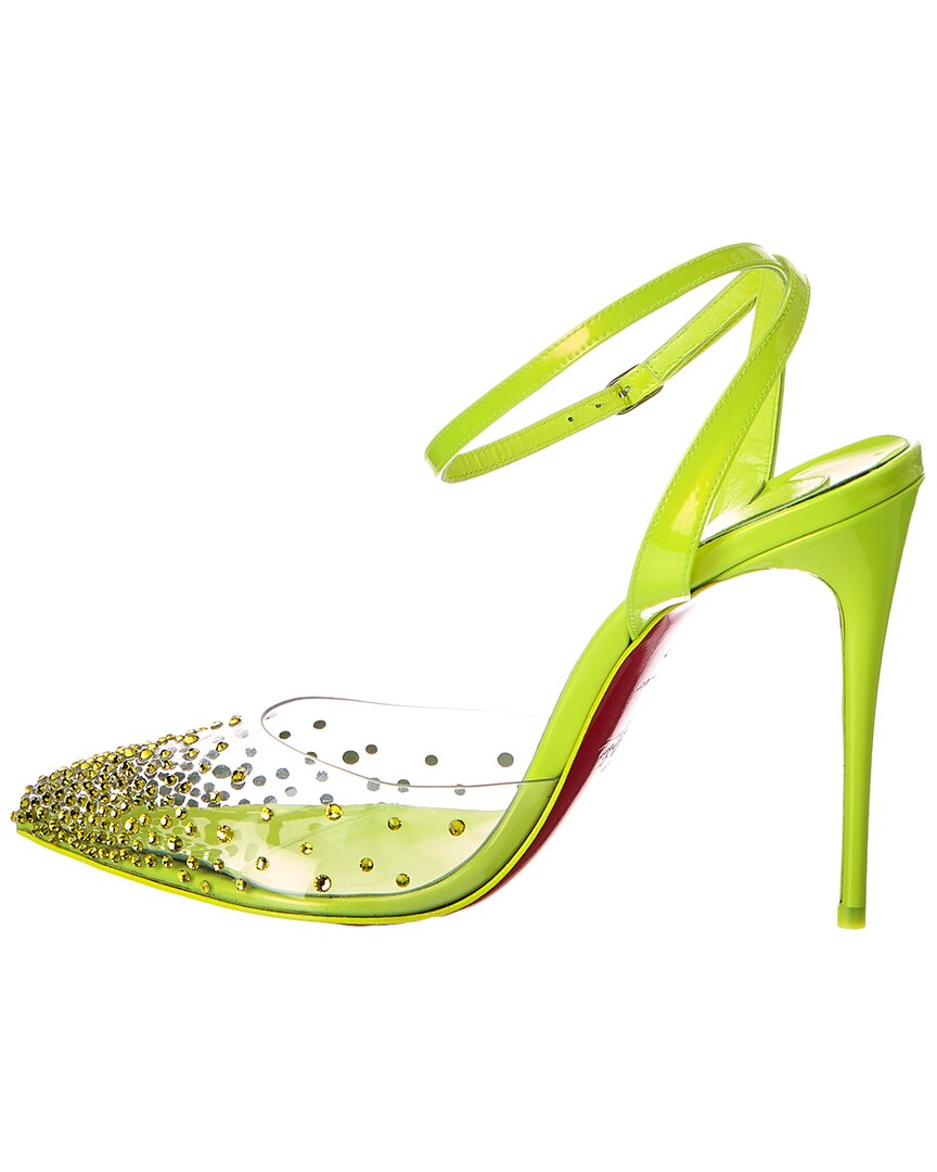 Christian Louboutin Christian Louboutin Spikaqueen 100 Vinyl & Patent Pump