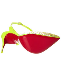Christian Louboutin Christian Louboutin Spikaqueen 100 Vinyl & Patent Pump