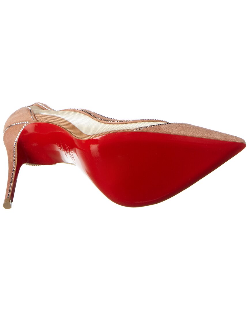 Christian Louboutin Christian Louboutin Galativi 100 Mesh & Suede Pump