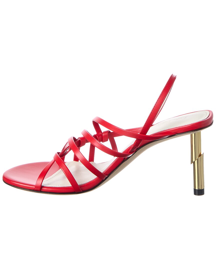 Lanvin Sequence Leather Sandal
