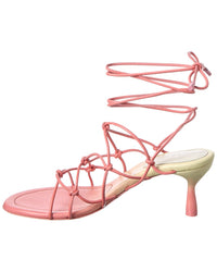 Lanvin Logo Leather Sandal