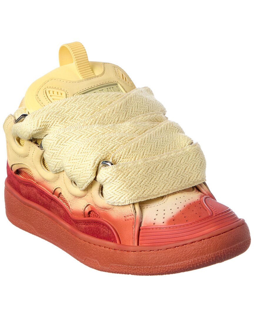 Lanvin De Pulverisation Leather & Suede Sneaker