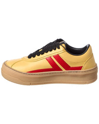 Lanvin Semelle Haute Leather Sneaker