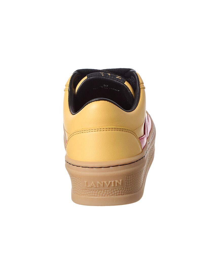 Lanvin Semelle Haute Leather Sneaker