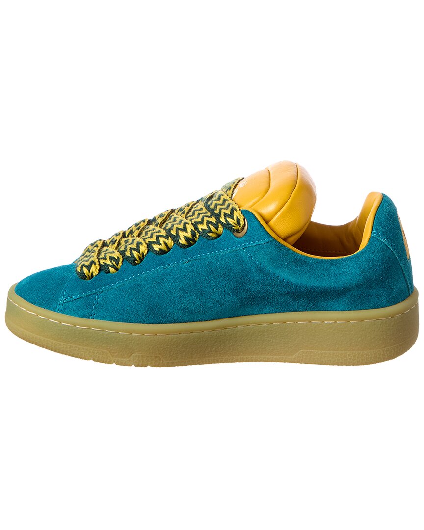 Lanvin Curb Lite Suede & Leather Sneaker