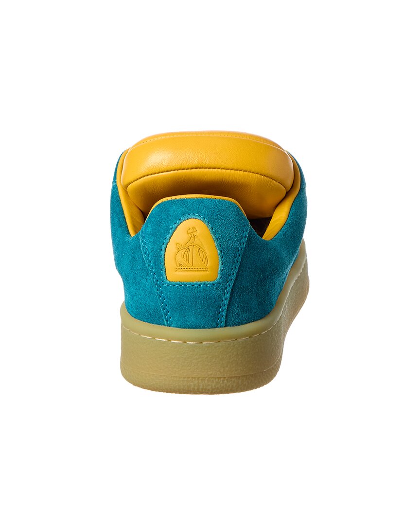 Lanvin Curb Lite Suede & Leather Sneaker