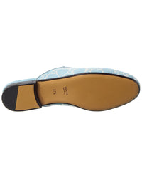 Gucci Gucci Giglio Princetown Canvas & Leather Mule
