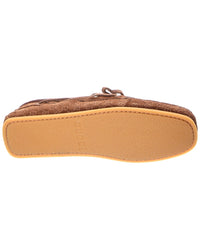 Gucci Gg Logo Suede Loafer