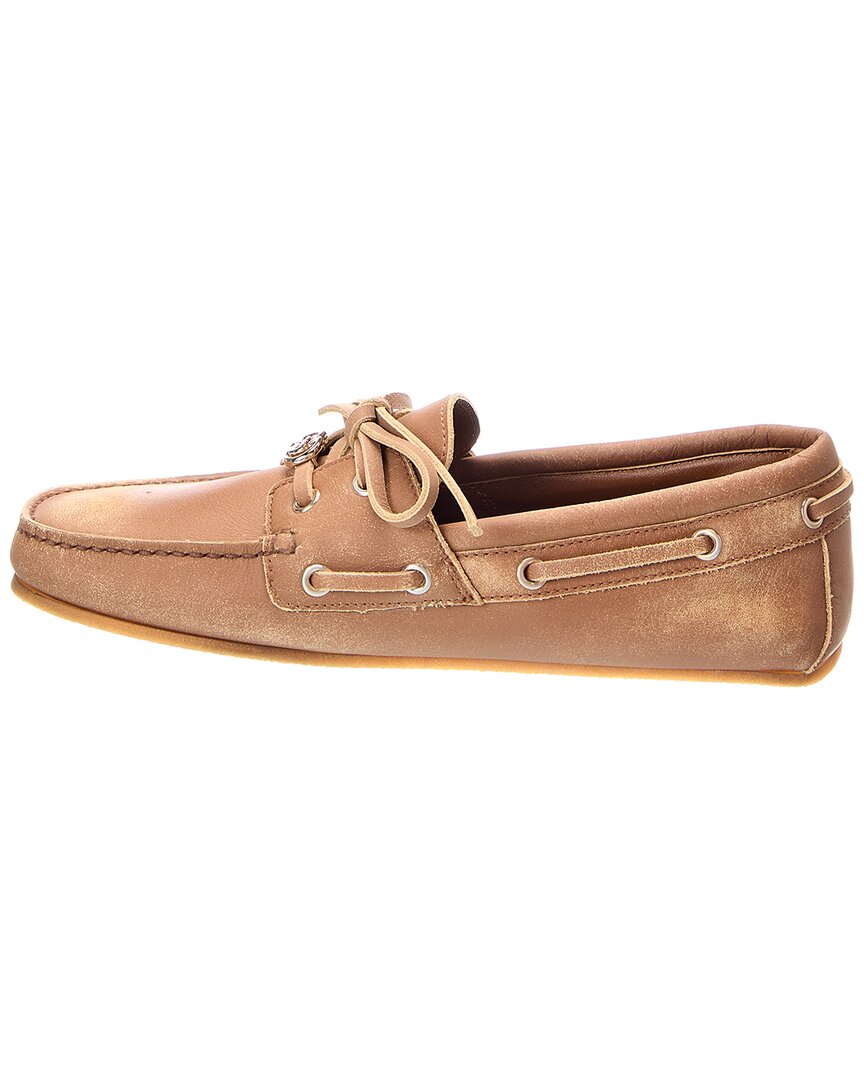 Gucci Gg Logo Leather Loafer