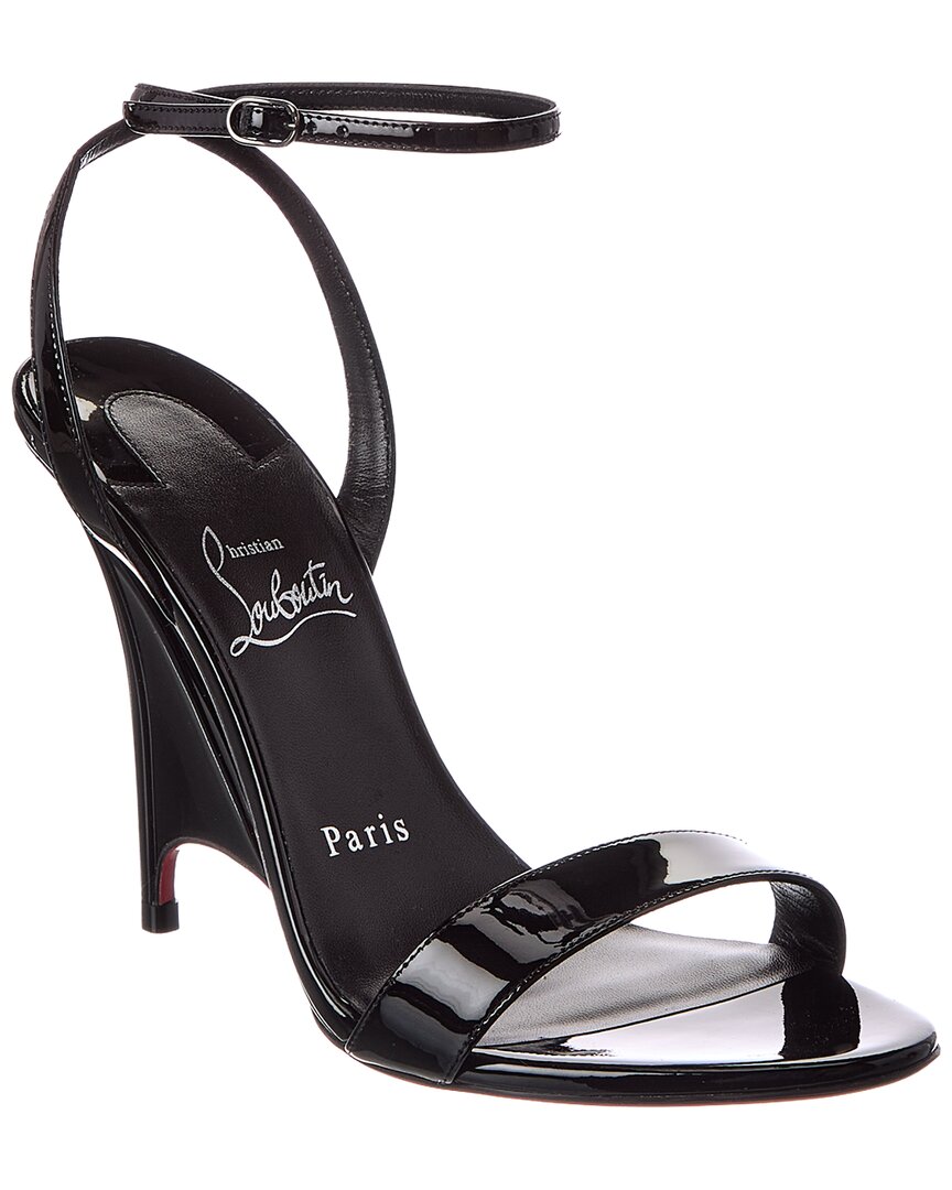 Christian Louboutin Sofia Z 100 Patent Wedge Sandal
