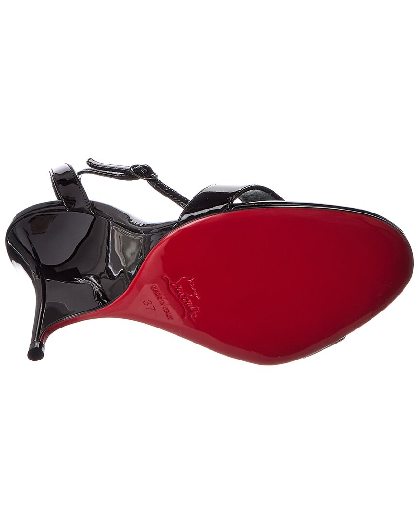 Christian Louboutin Sofia Z 100 Patent Wedge Sandal