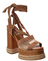 Christian Louboutin Mesh Platform Sandal