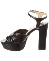 Jimmy Choo Jimmy Choo Heloise 120 Leather Platform Sandal