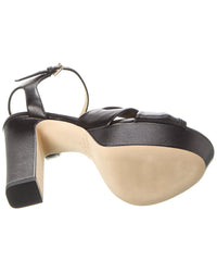 Jimmy Choo Jimmy Choo Heloise 120 Leather Platform Sandal
