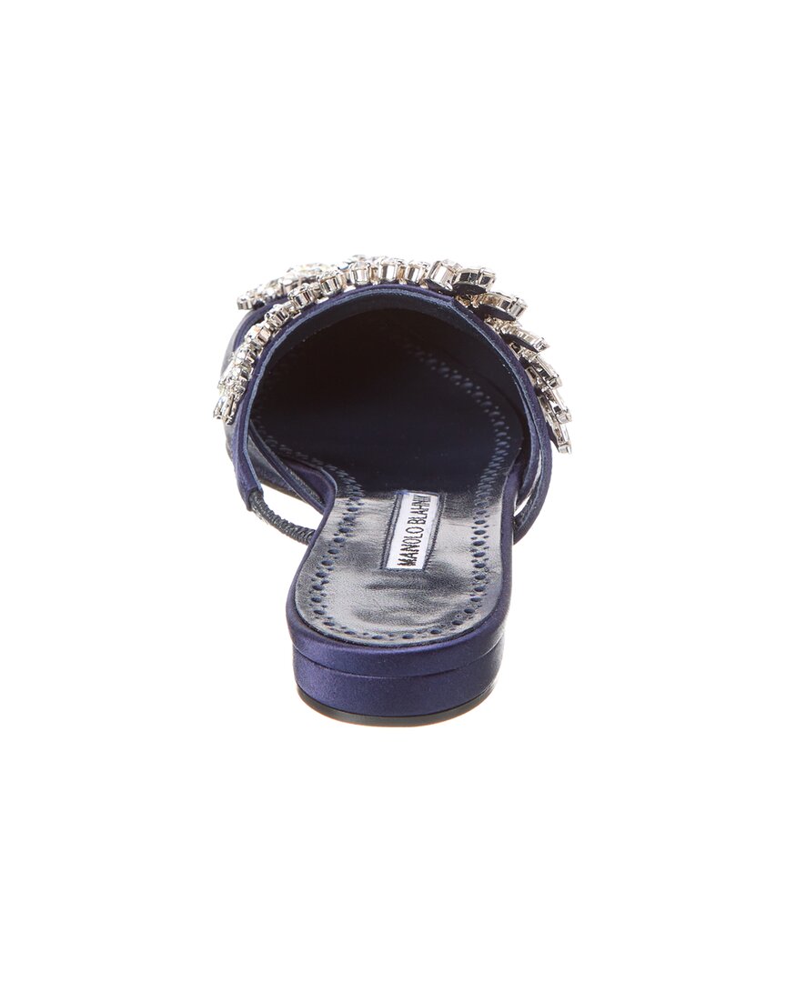Manolo Blahnik Lurum Satin Flat – Bluefly