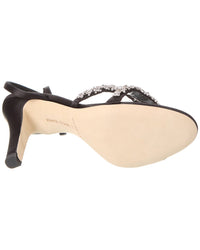 Manolo Blahnik Vedada 105 Satin Sandal