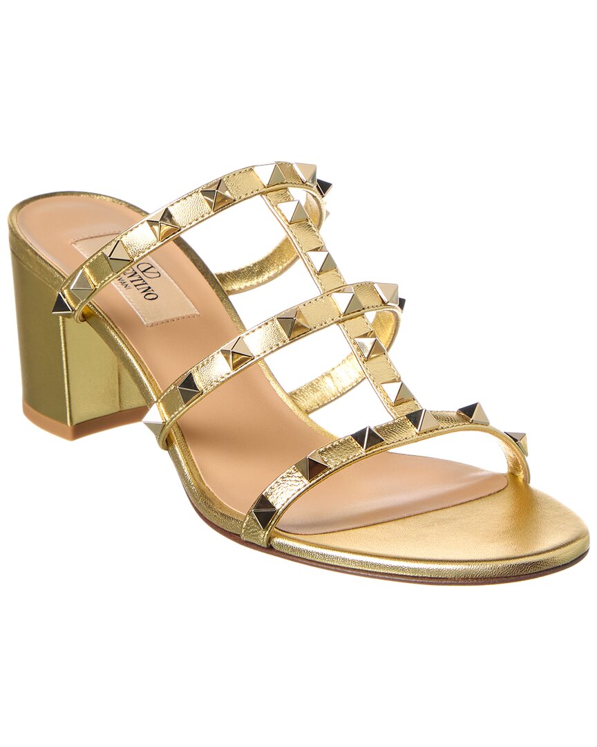Valentino Rockstud Caged 60 Leather Sandal