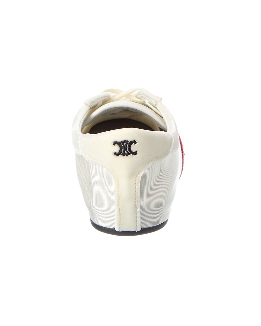 cielbleu5点 Celine Logo Velvet & Leather Sneaker – Bluefly