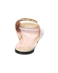 Valentino Vlogo Leather Sandal