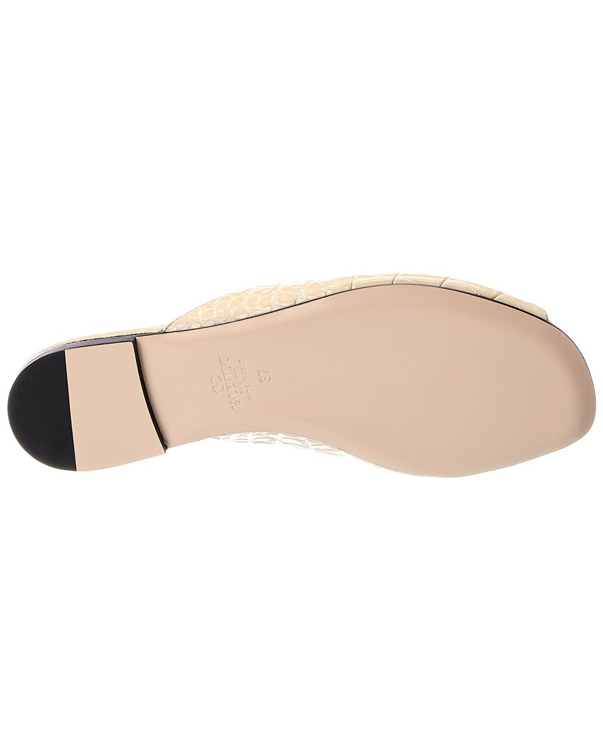 Valentino Vlogo Leather Sandal
